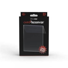 Accessoires Ultra PRO’s revolutionary CardPreserver™ protective holders provide trading card security and long-term storage with a built-in, 2-in-1 benefit.CardPreserver protective holders feature a soft front for easy card loading and a rigid back to hel