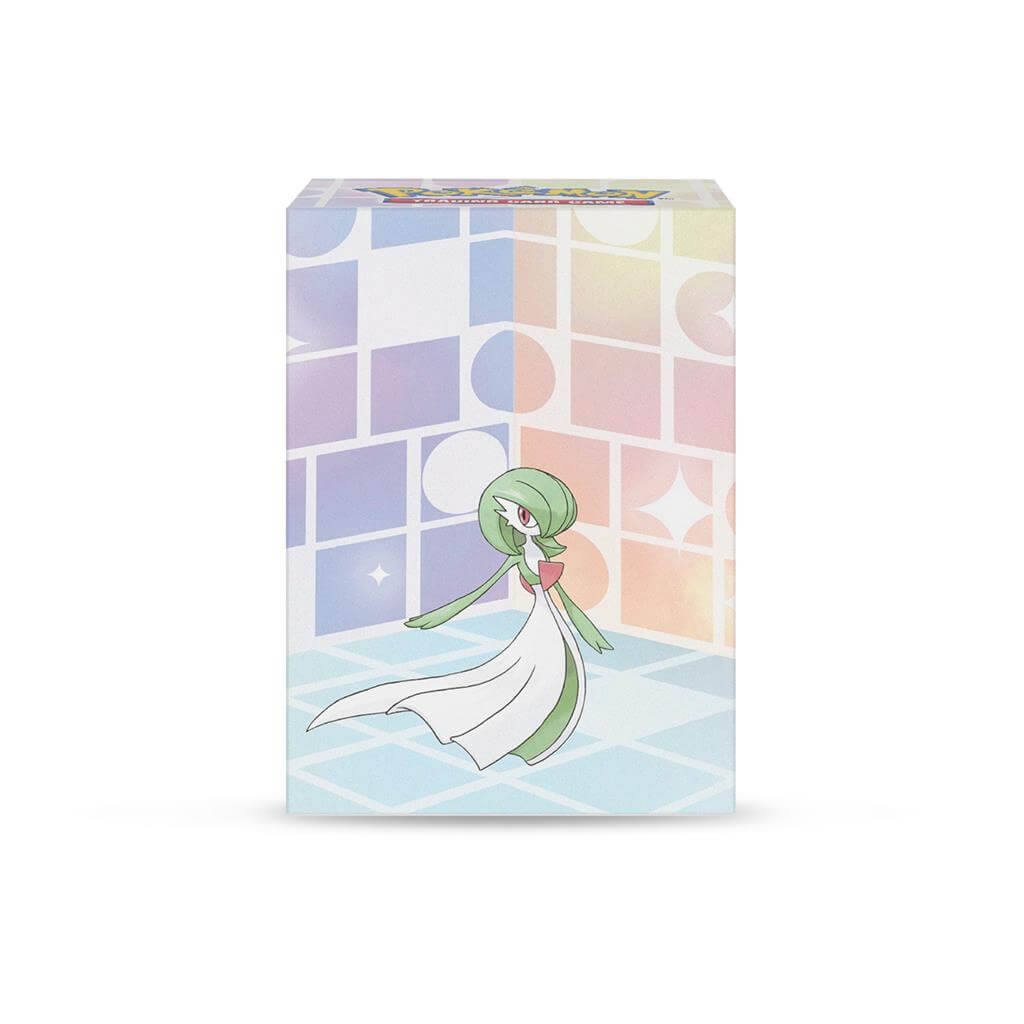 Pokémon Full View Deckbox card storage containers for Pokemon feature vibrant, full-color artwork and includes one matching deck divider. Made with archival-safe, non-PVC, rigid polypropylene materials. These deckboxes can store up to 75 double-sleeved ca