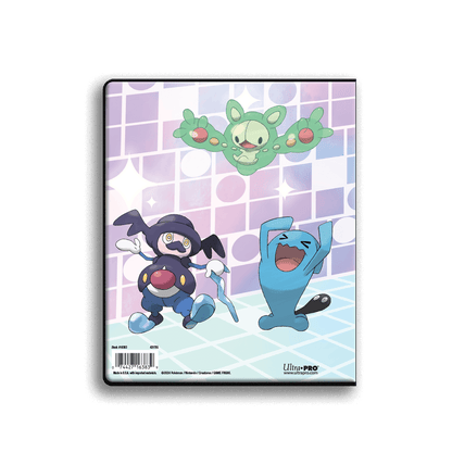 Pokémon 4-Pocket Portfolios for Pokemon feature a vibrant, full-art cover. Each portfolio stores and protects up to 40 standard size cards single-loaded and 80 cards double-loaded in archival-safe polypropylene pages. There are also pages in the center of