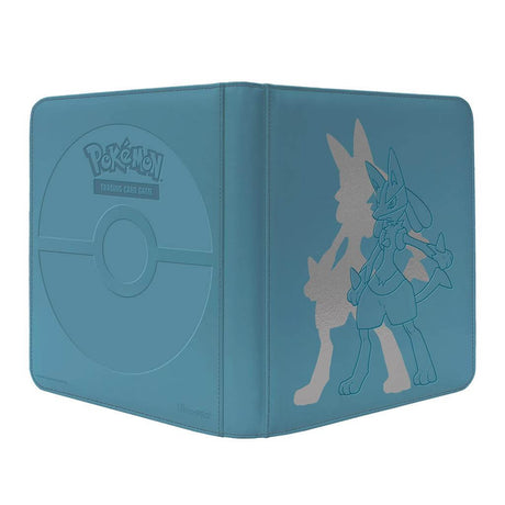 12-Pocket Zippered PRO-Binders for Pokémon are designed for collecting and organizing playsets of your favorite trading cards. Each binder features a padded leatherette cover with foil detailing and a zipper closure. After unzipping the binder, you’ll fin