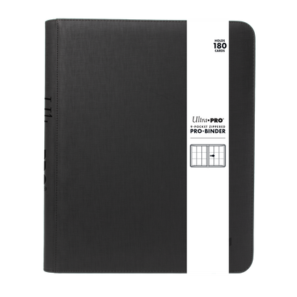 Accessoires PRO-BINDER Zippered 9-Pocket PremiumThe 9-Pocket Zippered Premium PRO-Binder® is designed for collecting and organizing your favorite trading cards. Each binder features a padded textured cover with a zipper closure and pull tab. After unzippi