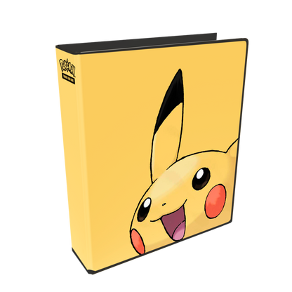 Pokémon 2” Albums for Pokémon feature a vibrant, full-art cover of Pikachu. Equipped with 2-inch thick D-rings, this 3-ring album is perfect for large collections of pages or organizing school work. Made in California, U.S.A. (pages sold separately)