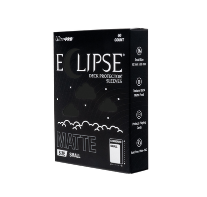 Ultra Pro ECLIPSE® Matte Small DECK PROTECTOR® Sleeves: Jet Black (60 stuks)