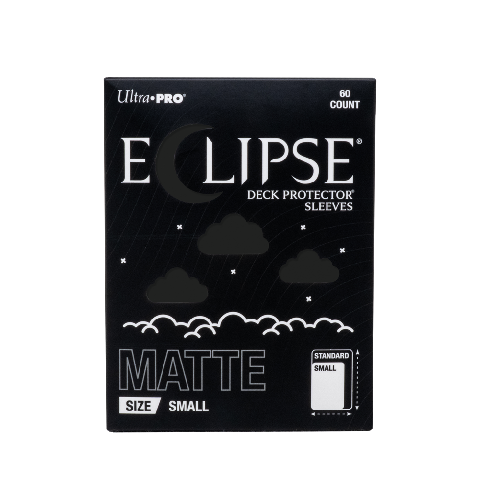 Ultra Pro ECLIPSE® Matte Small DECK PROTECTOR® Sleeves: Jet Black (60 stuks)