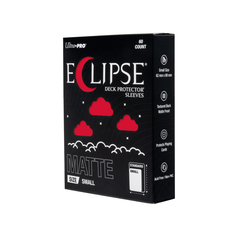 Ultra Pro ECLIPSE® Matte Small DECK PROTECTOR® Sleeves: Apple Red - 60ct