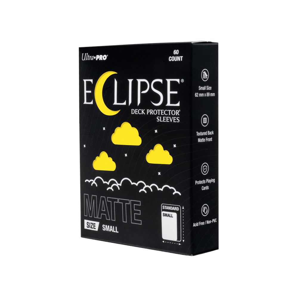 Ultra Pro ECLIPSE® Matte Small DECK PROTECTOR® Sleeves: Lemon Yellow - 60ct