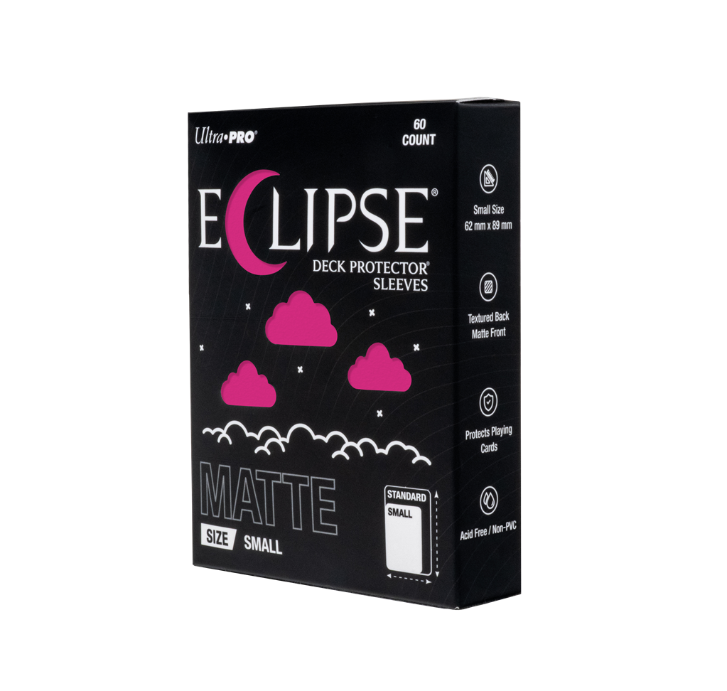 Ultra Pro ECLIPSE® Matte Small DECK PROTECTOR® Sleeves: Hot Pink - 60ct