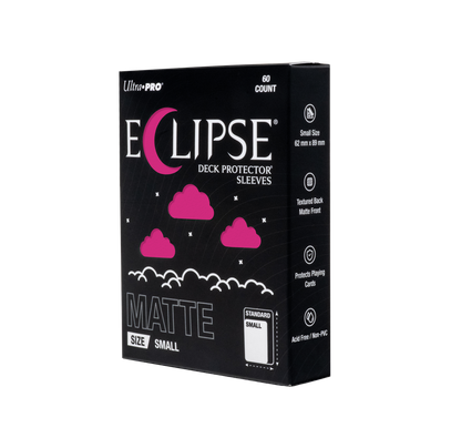 Ultra Pro ECLIPSE® Matte Small DECK PROTECTOR® Sleeves: Hot Pink - 60ct