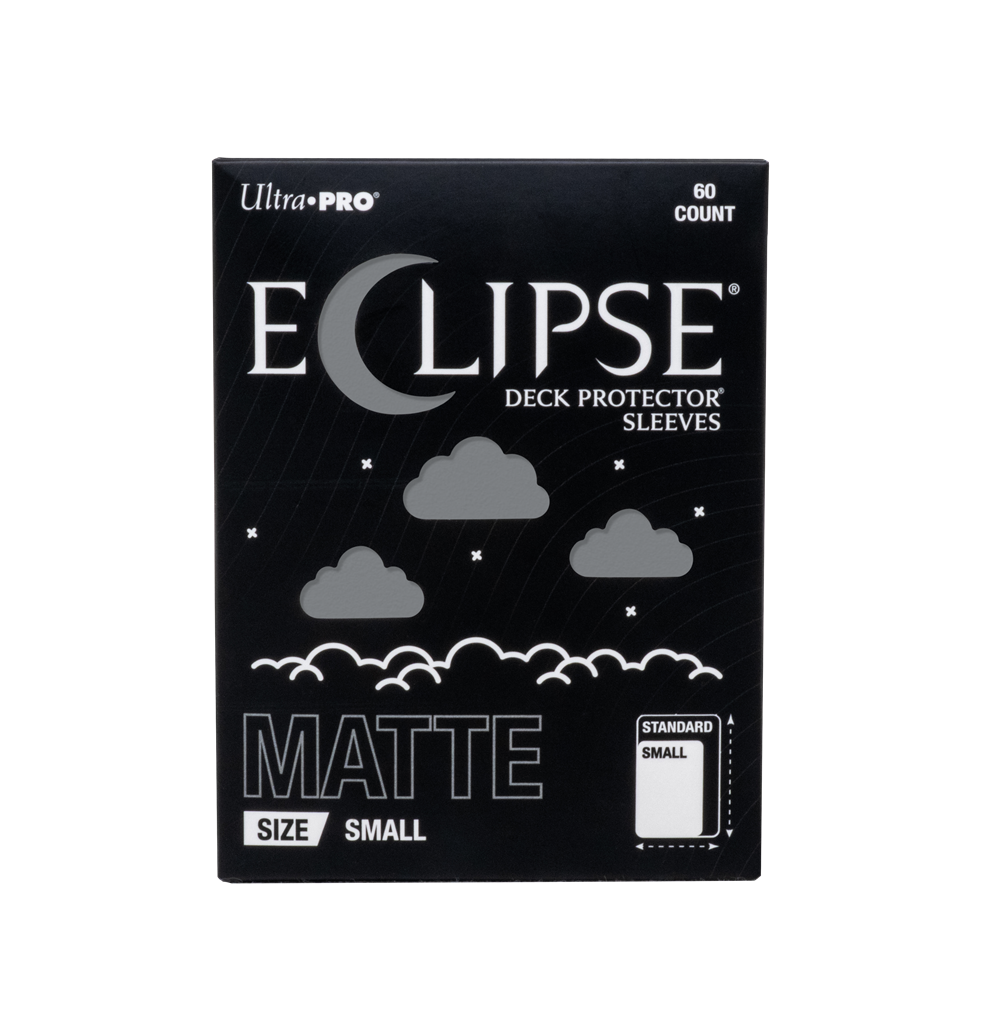 Ultra Pro ECLIPSE® Matte Small DECK PROTECTOR® Sleeves: Smoke Grey - 60ct