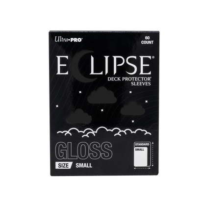 Ultra Pro ECLIPSE® Gloss Small DECK PROTECTOR® Sleeves: Jet Black - 60ct