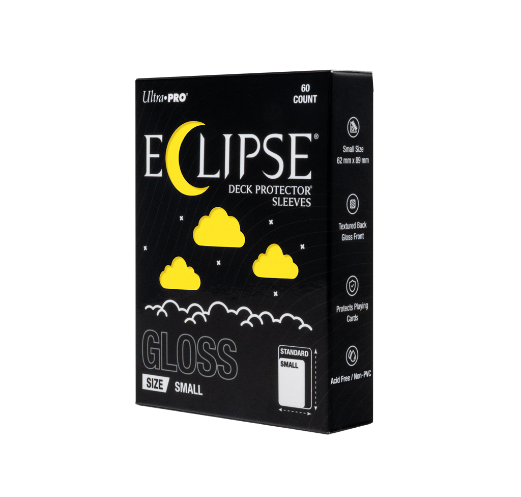 Ultra Pro ECLIPSE® Gloss Small DECK PROTECTOR® Sleeves: Lemon Yellow - 60ct