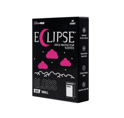 Ultra Pro ECLIPSE® Gloss Small DECK PROTECTOR® Sleeves: Hot Pink - 60ct
