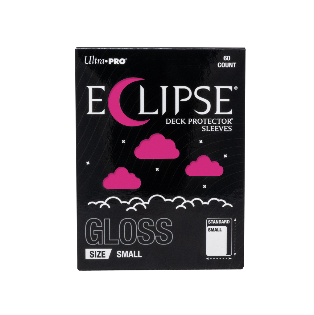 Ultra Pro ECLIPSE® Gloss Small DECK PROTECTOR® Sleeves: Hot Pink - 60ct