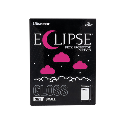 Ultra Pro ECLIPSE® Gloss Small DECK PROTECTOR® Sleeves: Hot Pink - 60ct