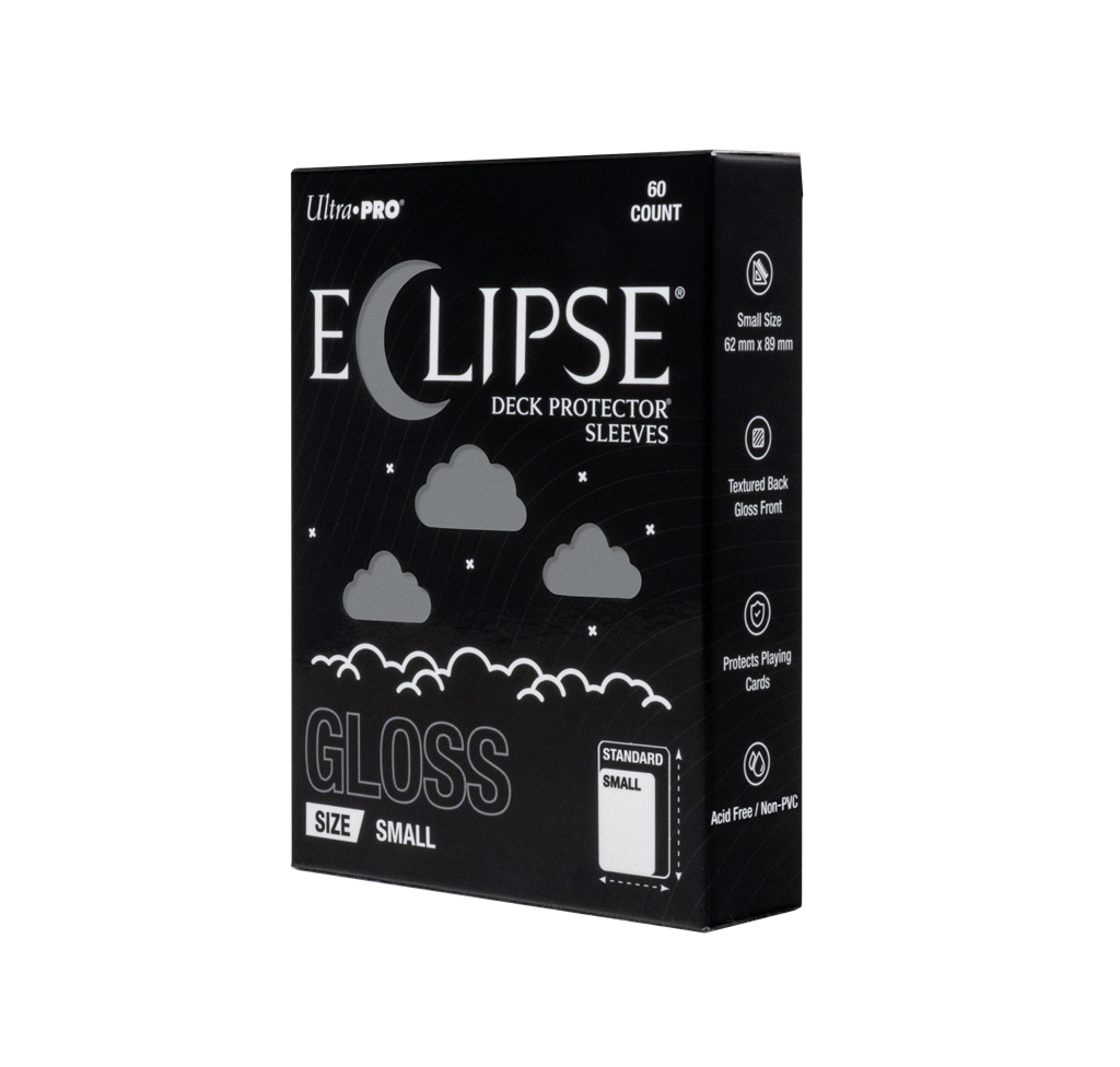 Ultra Pro ECLIPSE® Gloss Small DECK PROTECTOR® Sleeves: Smoke Grey - 60ct