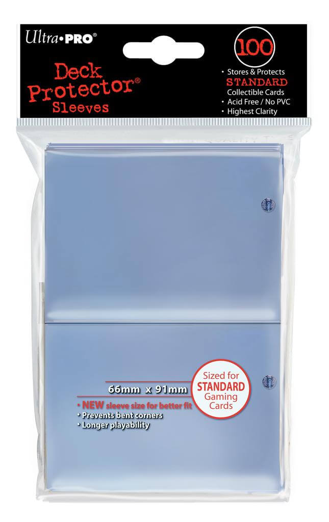 SLEEVES Clear Solid (100 stuks)