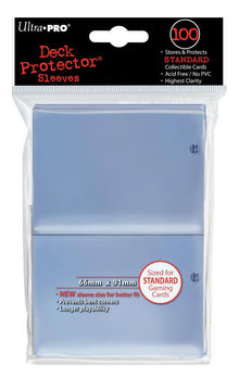 Accessoires Transparante Deck Protectors voor standaard kaarten (66x91 mm). Een pakje bevat 100 deck protectors.