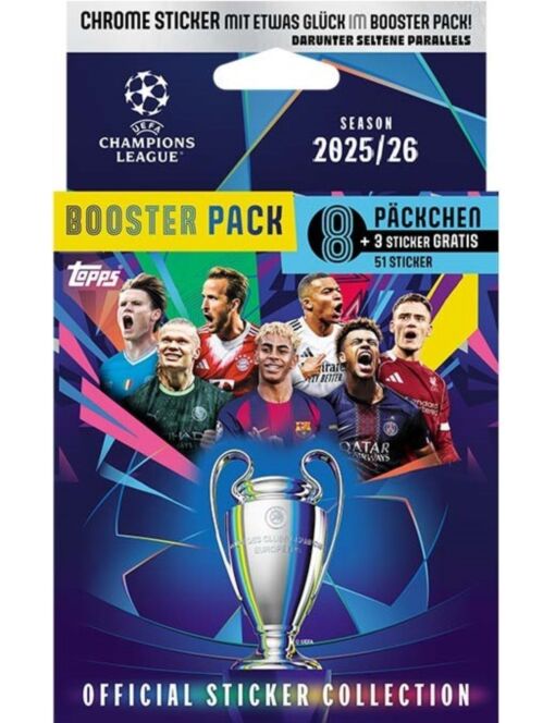 UEFA Champions League 2025/26 Sticker Collection Eco Pack