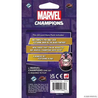 Marvel JCC Champions Pack Héro Panthère Noire