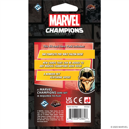 Marvel LCG Champions Falcon Pack Héros