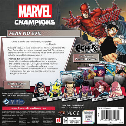 Marvel LCG Champions Fear no Evil Exp.