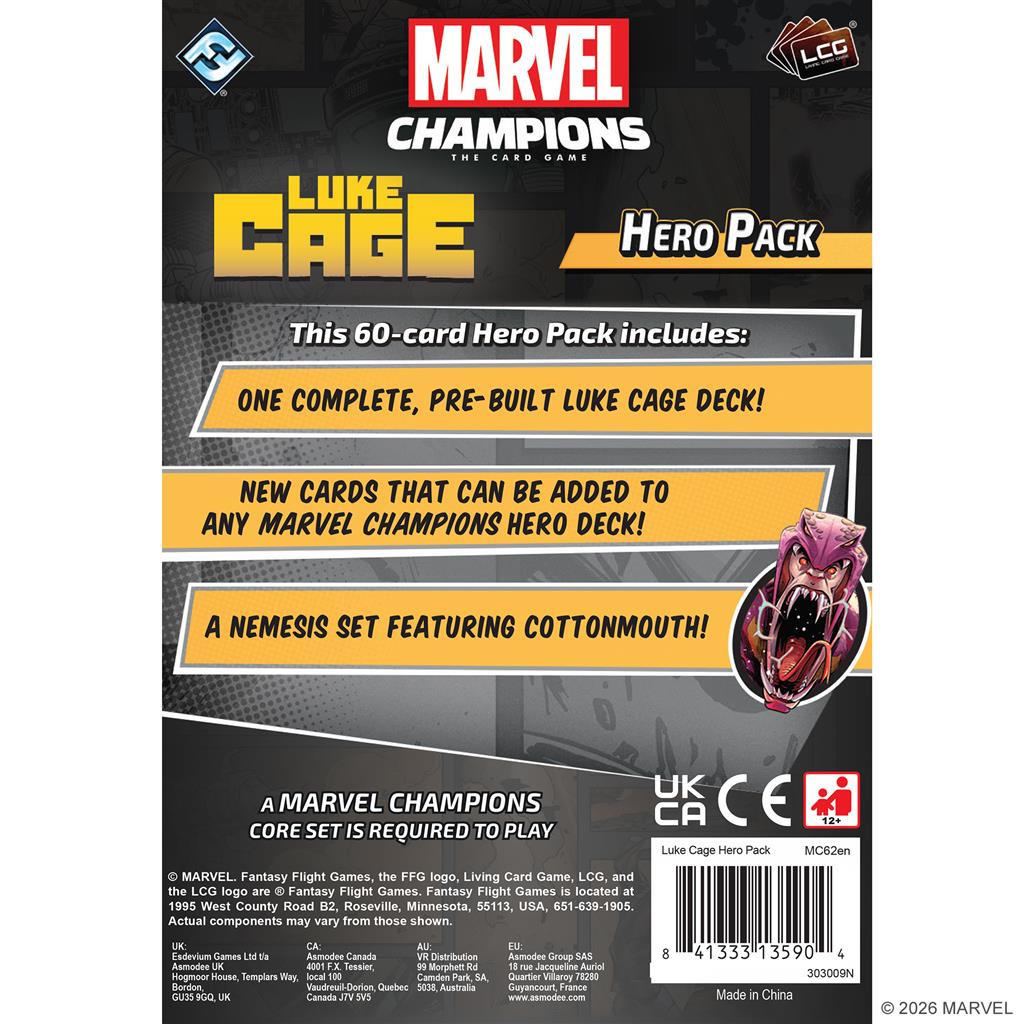 Marvel Champions: The Card Game - Luke Cage Hero Pack