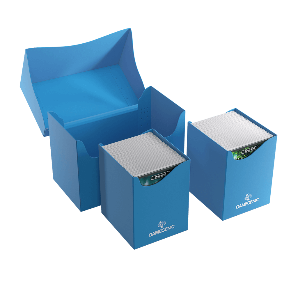 GameGenic DECKBOX Double Deck Holder 200+ Blue