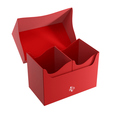 Accessoires Deze opbergdoos is perfect om twee complete decks of maximaal 200 kaarten met dubbele sleeves op te bergen.