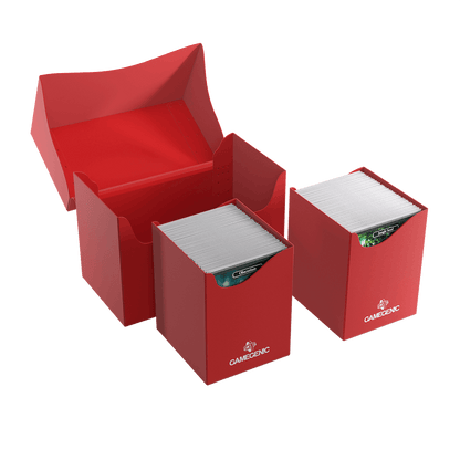 Accessoires Deze opbergdoos is perfect om twee complete decks of maximaal 200 kaarten met dubbele sleeves op te bergen.