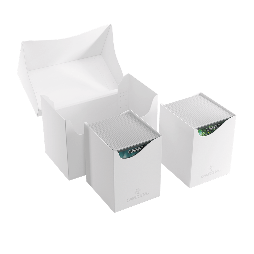 GameGenic DECKBOX Double Deck Holder 200+ White