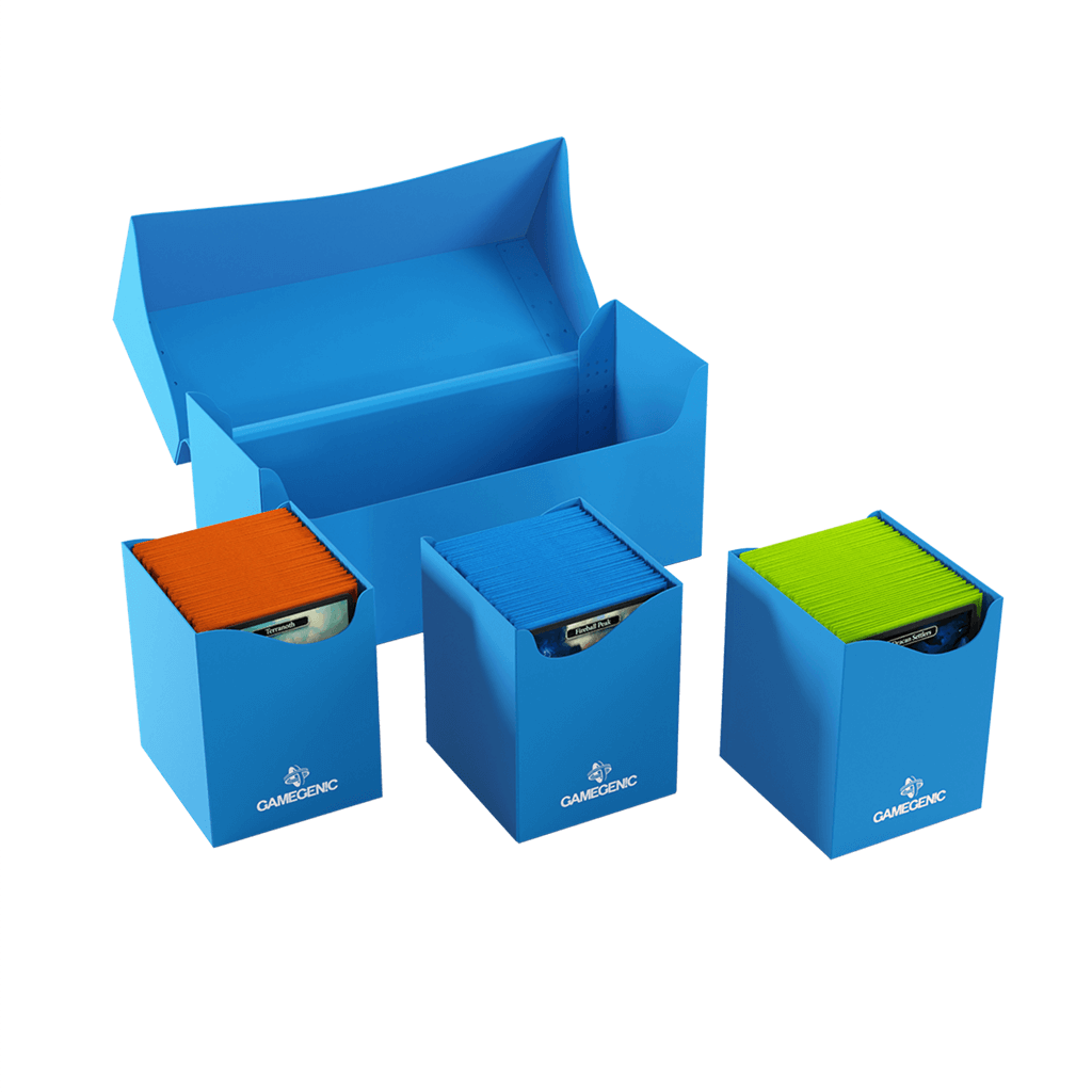 GameGenic DECKBOX Triple Deck Holder 300+ Blue