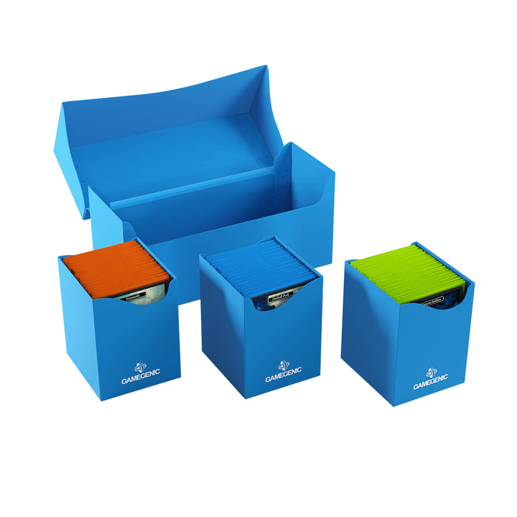 Accessoires Opbergbox die geschikt is voor vier complete kaartendecks of tot maximaal 300 kaarten met dubbele sleeves.