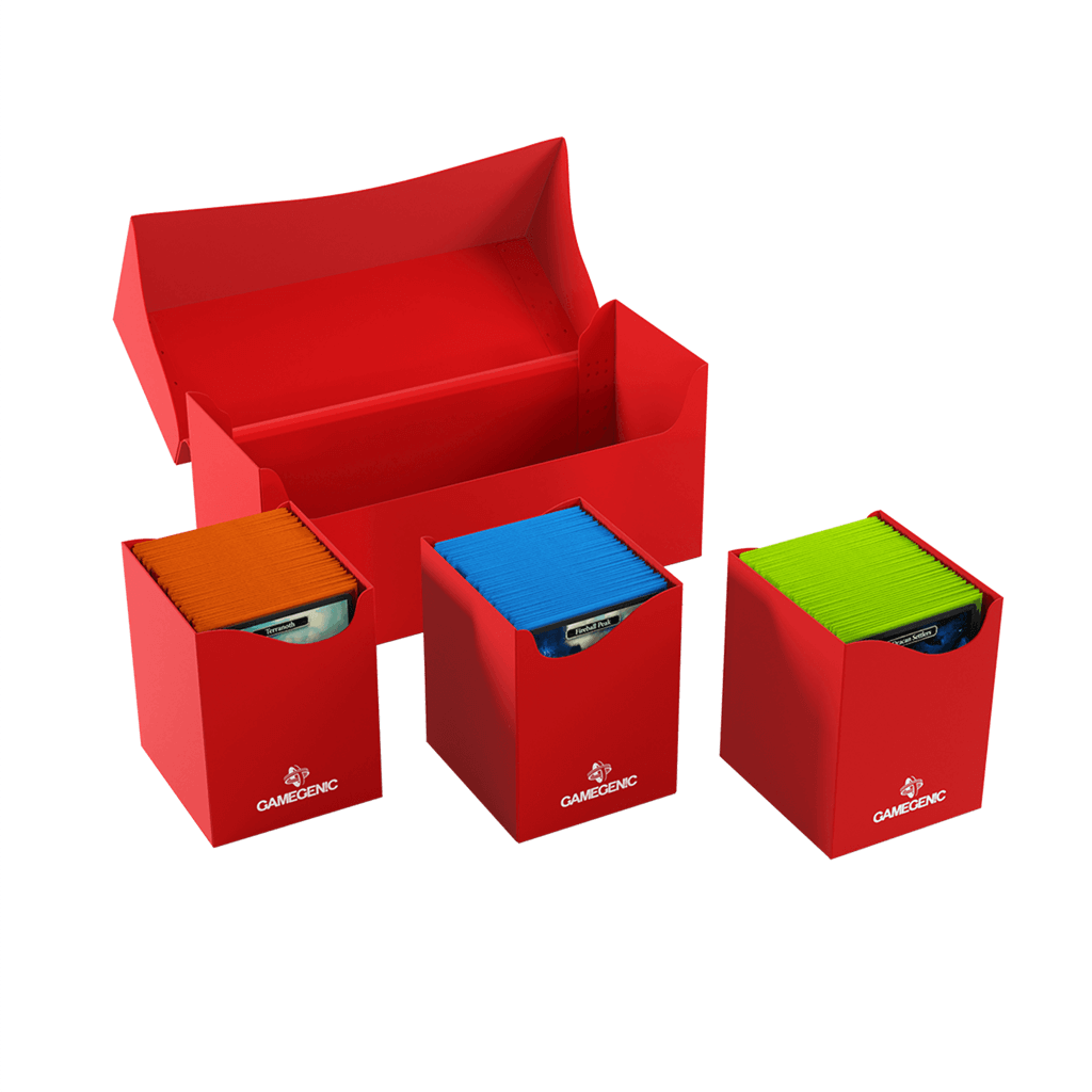 GameGenic DECKBOX Triple Deck Holder 300+ Red