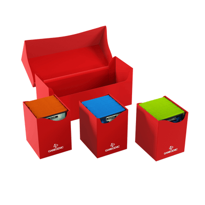 Accessoires Opbergbox die geschikt is voor vier complete kaartendecks of tot maximaal 300 kaarten met dubbele sleeves.