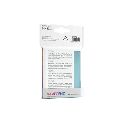 Accessoires Keeping their cards safe and sound is an essential need for many players. The Thick Inner Sleeves offer an extra layer of sturdy protection. Compared to conventional inner sleeves, these are twice as thick, bringing an increased thickness of 1