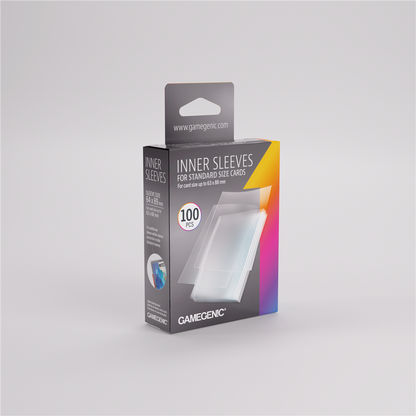 GameGenic SLEEVES Pack Inner Sleeves 64x89mm (100 stuks)