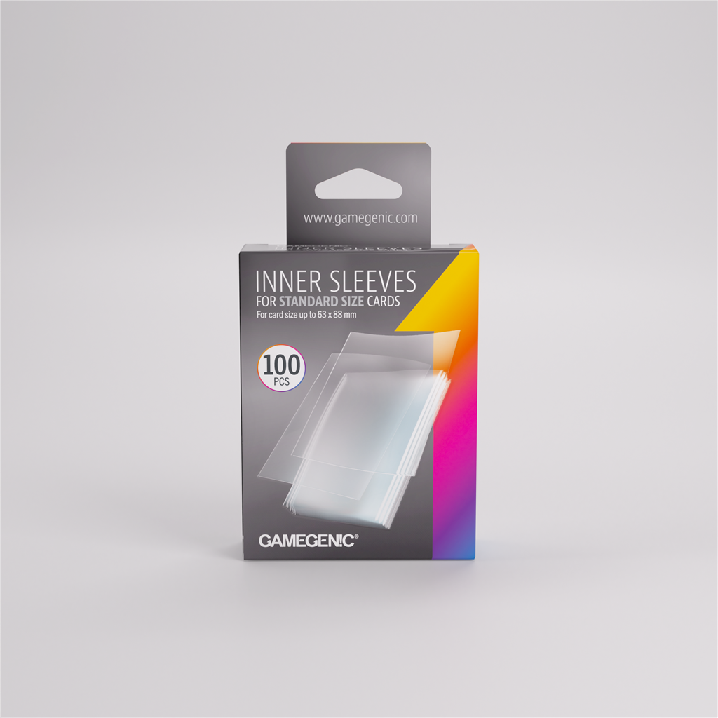 GameGenic SLEEVES Pack Inner Sleeves 64x89mm (100 stuks)