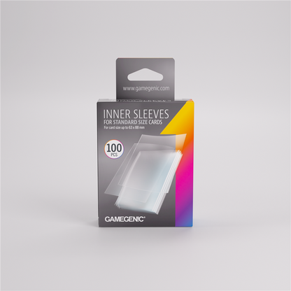 GameGenic SLEEVES Pack Inner Sleeves 64x89mm (100 stuks)