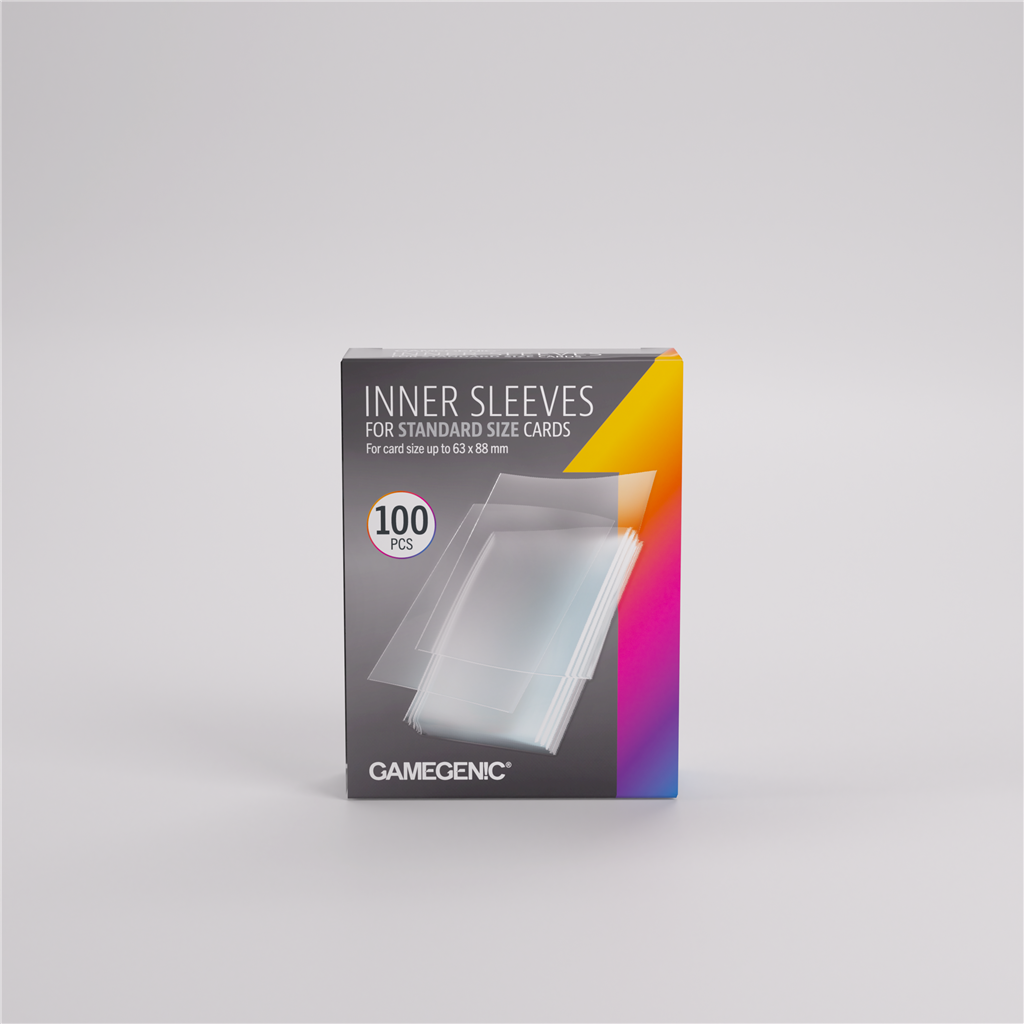 GameGenic SLEEVES Pack Inner Sleeves 64x89mm (100 stuks)