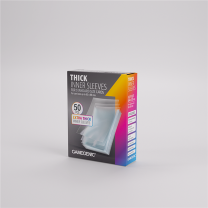GameGenic SLEEVES Pack Thick Inner Sleeves (50 stuks)