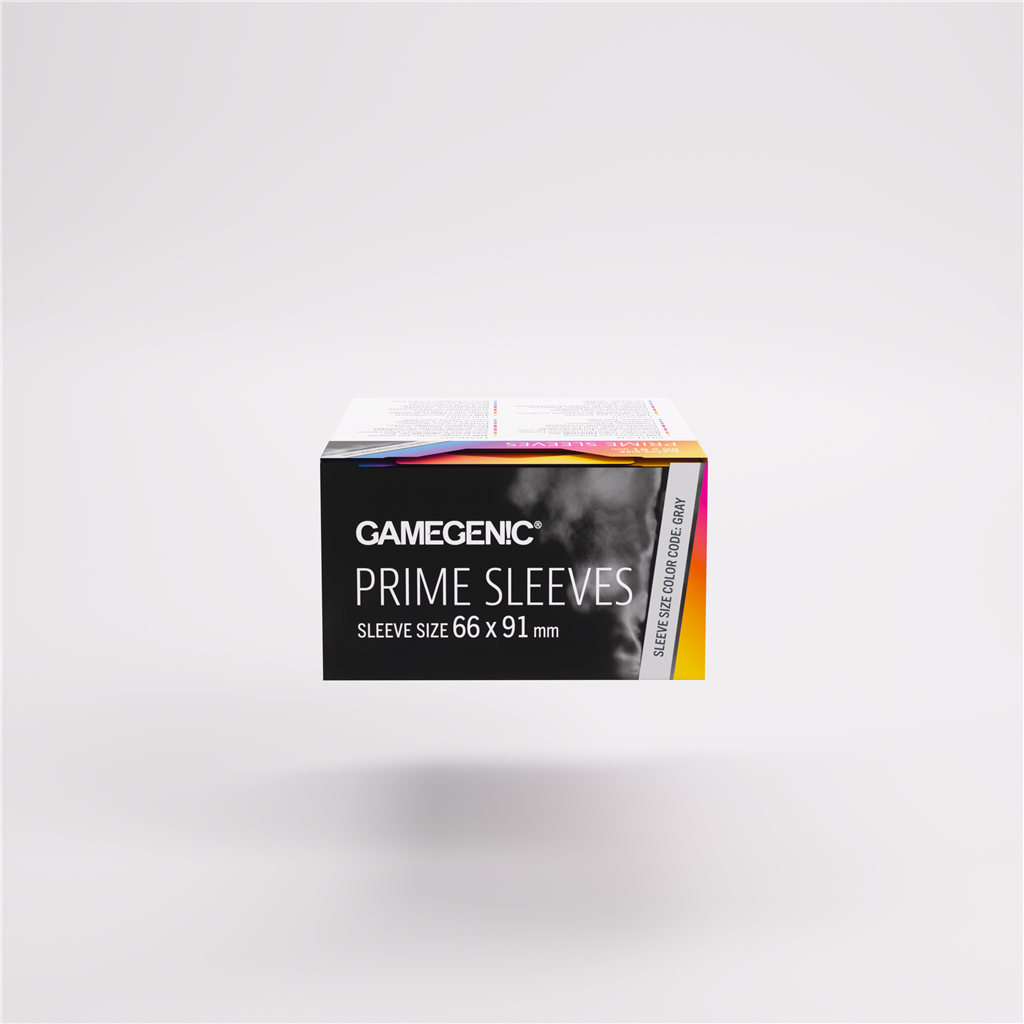 GameGenic SLEEVES Pack Prime Black 66x91mm (100 stuks)