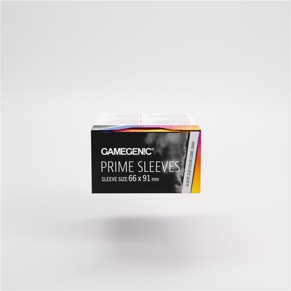 GameGenic SLEEVES Pack Prime Black 66x91mm (100 stuks)