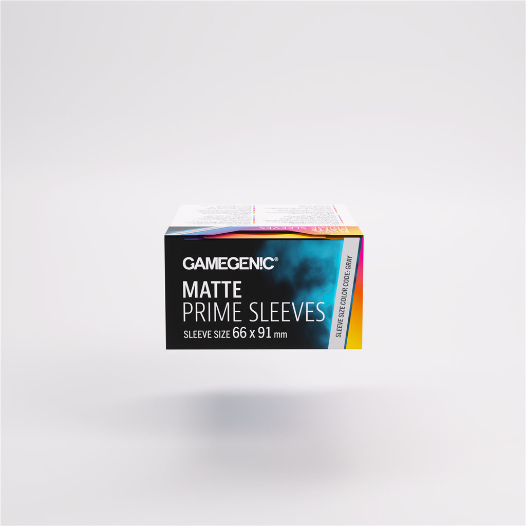 GameGenic SLEEVES Pack Matte Prime Blue 66x91mm (100 stuks)
