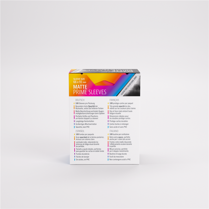 GameGenic SLEEVES Pack Matte Prime White 66x91mm (100 stuks)