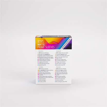 GameGenic SLEEVES Pack Matte Prime Purple 66x91mm (100 stuks)