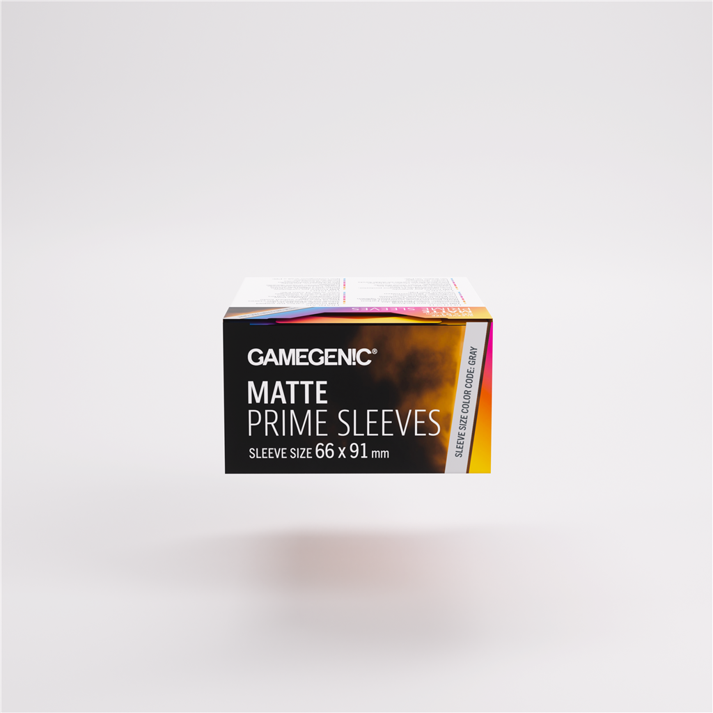 GameGenic SLEEVES Pack Matte Prime Orange 66x91mm (100 stuks)