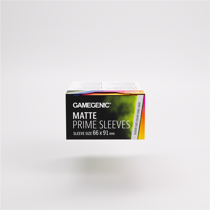 GameGenic SLEEVES Pack Matte Prime Lime 66x91mm (100 stuks)