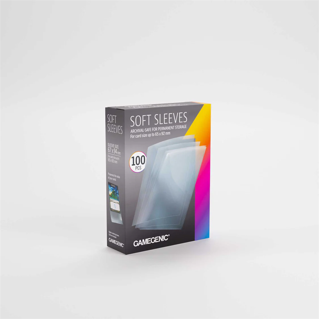 GameGenic SLEEVES Soft Sleeves Pack 67x94 (100 stuks)
