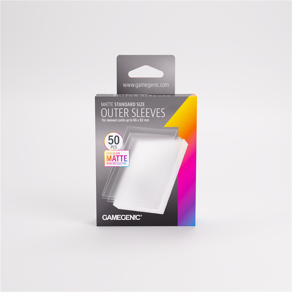 GameGenic OUTER SLEEVES Matte Standard Size (100 stuks)