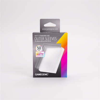 GameGenic OUTER SLEEVES Matte Standard Size (100 stuks)